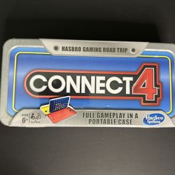 Hasbro Gaming Road Trip Connect 4 Portable Board Game Plastic Carrying Case NEW