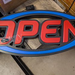 Retail Open Sign