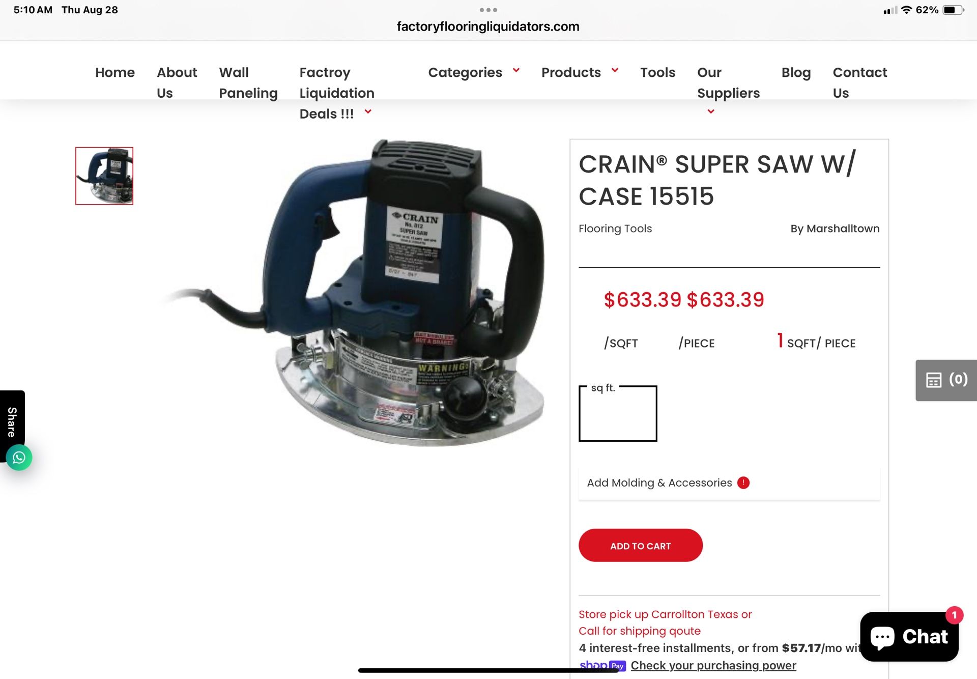 Jamb Saw