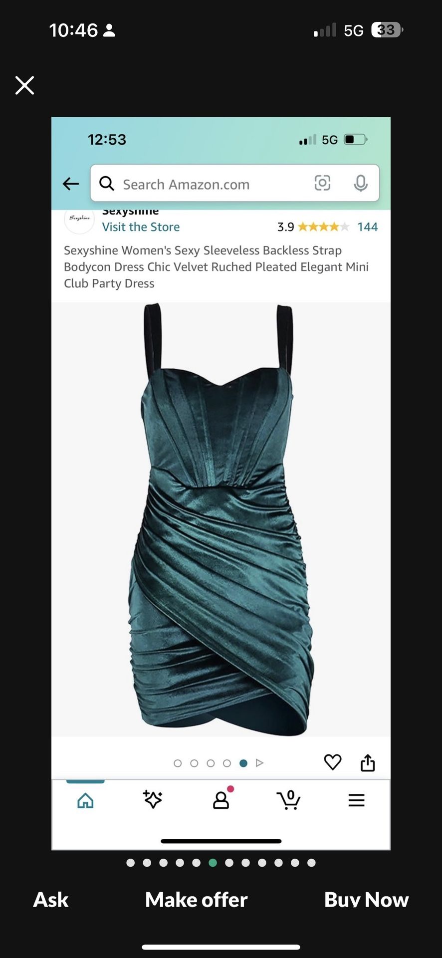 Emerald Hunter Green Corset Dress