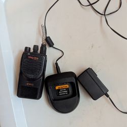 Motorola Radio And Charger 