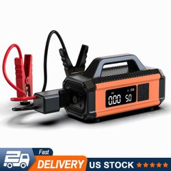 SZEVZO 10000 Portable Car Battery Jump Starter w/ Air Compressor 150PSI Charger