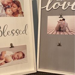 White Picture Frames Set Of 2