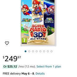 Super Mario 3D All Star Game For Nintendo Switch 