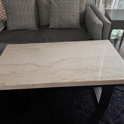 White Mable Center Table