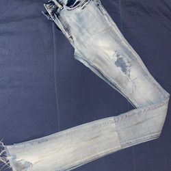 Blue Skinny Stack Jeans (s)28