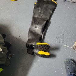 Steel Toe Hip Rubber Boots