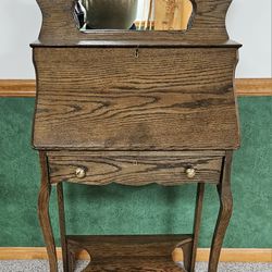 Antique Oak Secretary Desk (Completely Restored)