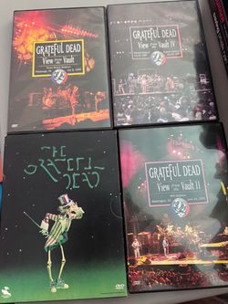 Grateful Dead DVD Lot View From The Vault I II IV The Grateful Dead Movie Live