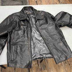 Kirkland Real Leather Jacket L Size 