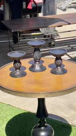 Set of 3 Decorative Candle Holders