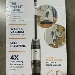 Tineco iFLOOR 2 Complete Cordless Wet Dry Vacuum Floor Cleaner and Mop
