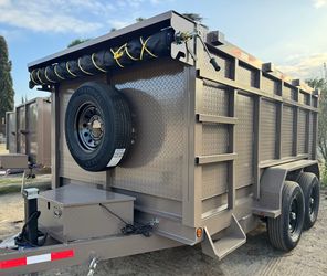 🟤Brand New 12ft HEAVY DUTY SCISSOR LIFT Trailer FULLY LOADED 💪🏻