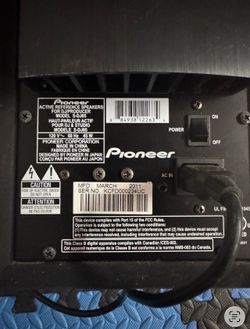 pair of Pioneer S-DJ05 Active Reference Studio Monitors