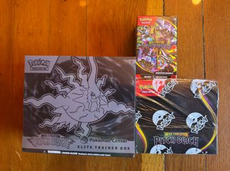 Pokemon Center Pitch Black ETB, Mega Evolution Bundle, and Mega Evolution Booster Box!