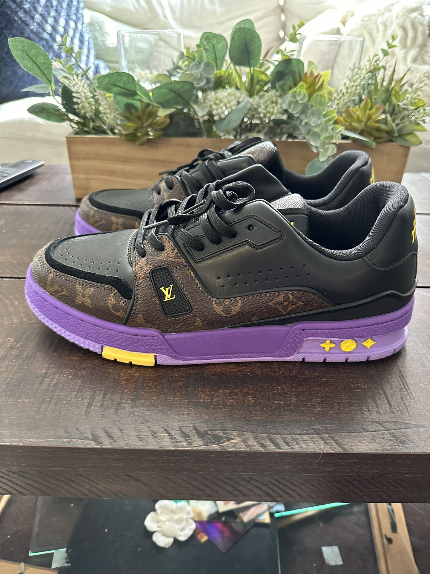 Louis Vuitton, trainers (purple). Size Uk10-Us11 for Sale in Bridgewater  Township, NJ - OfferUp