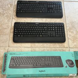 Logitech Keyboards MK270 And K520