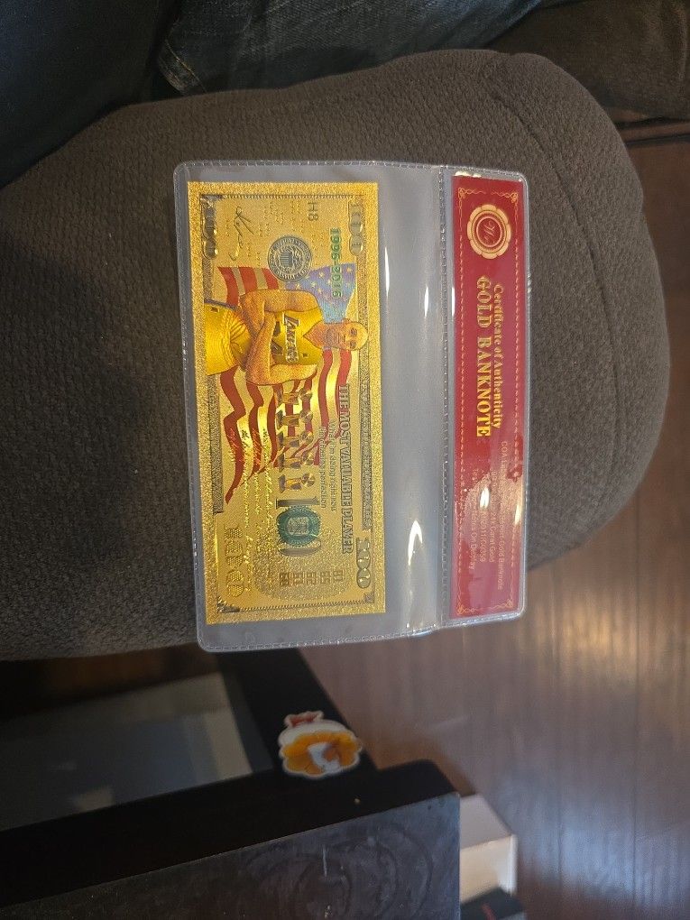 Kobe Bryant Gold Bank Note