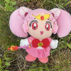 Sailor Moon Chibi Plush 6" Banpresto 1995 Stuffed Toy Doll Japan