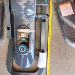 Cubii GO - Under Desk Elliptical Bike Pedal Exerciser, with LCD Fitness Tracker Screen, Adjustable Resistance, Work from Home Fitness, Built-in Wheels