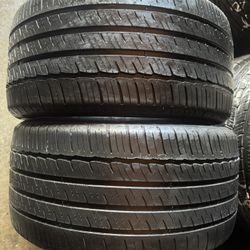 Pair Of 255 35 18 Michelin Primacy Tires