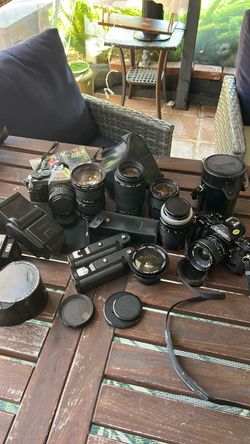 Canon A1  AE-1 all accessories