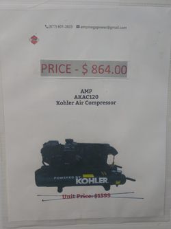 AKAC120 Kohler air compressor