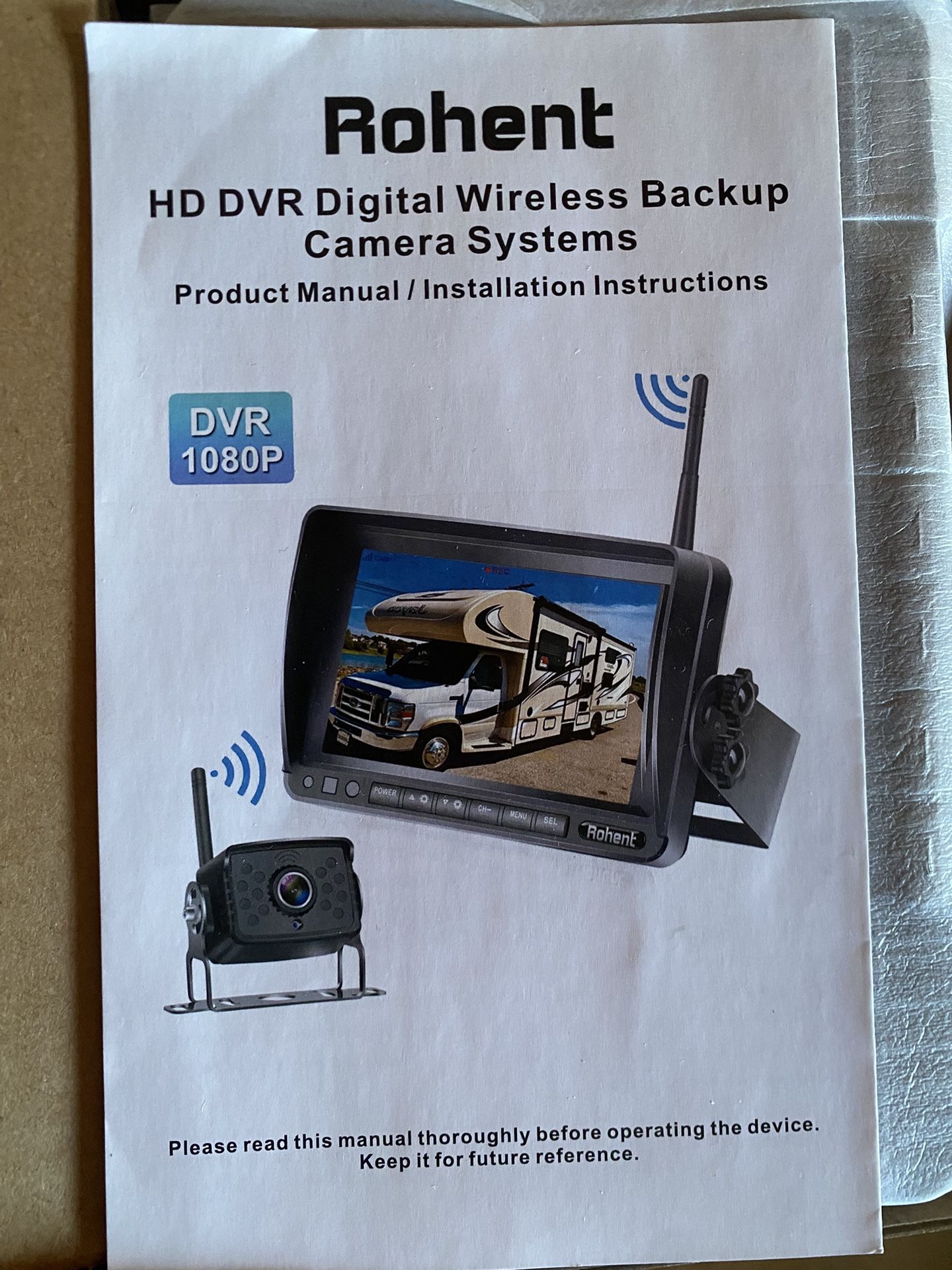 Wireless Backup Camera For Truck Or RV