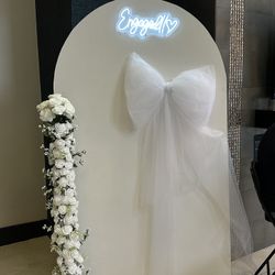 Party Arch And Flower Stand 