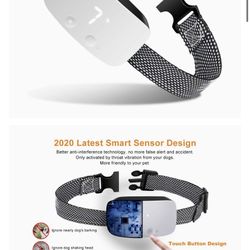 Dog Bark Collar, Rechargeable Anti Barking Training Collar, No Bark Collar 7 Adjustable Sensitivity and Intensity Levels for Small Medium Large Dogs