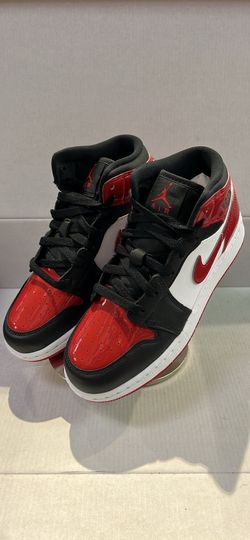 NIKE AIR JORDAN 1 MID “PATENT BRED TOE”