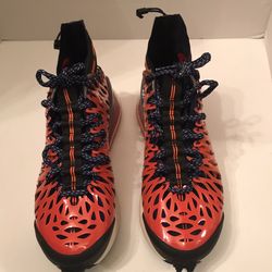 Nike Air Max 270 ISPA Mens Black Blue Orange BQ1918-400 Size 6