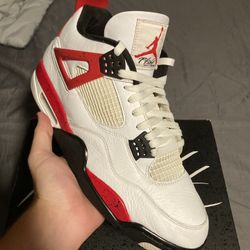 Jordan four red cement