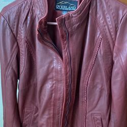 Med Goat Leather Jacket Brand New