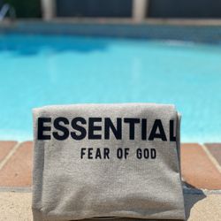 Essential T-Shirt Jersey Light Heather Grey SIZE S, L