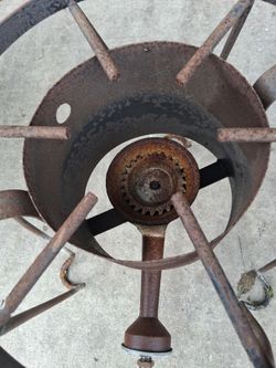 Outside propane fryer