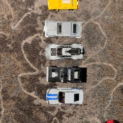 5 Built Lego Cars