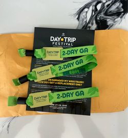 Day Trip 2 Day Tickets  $300 each