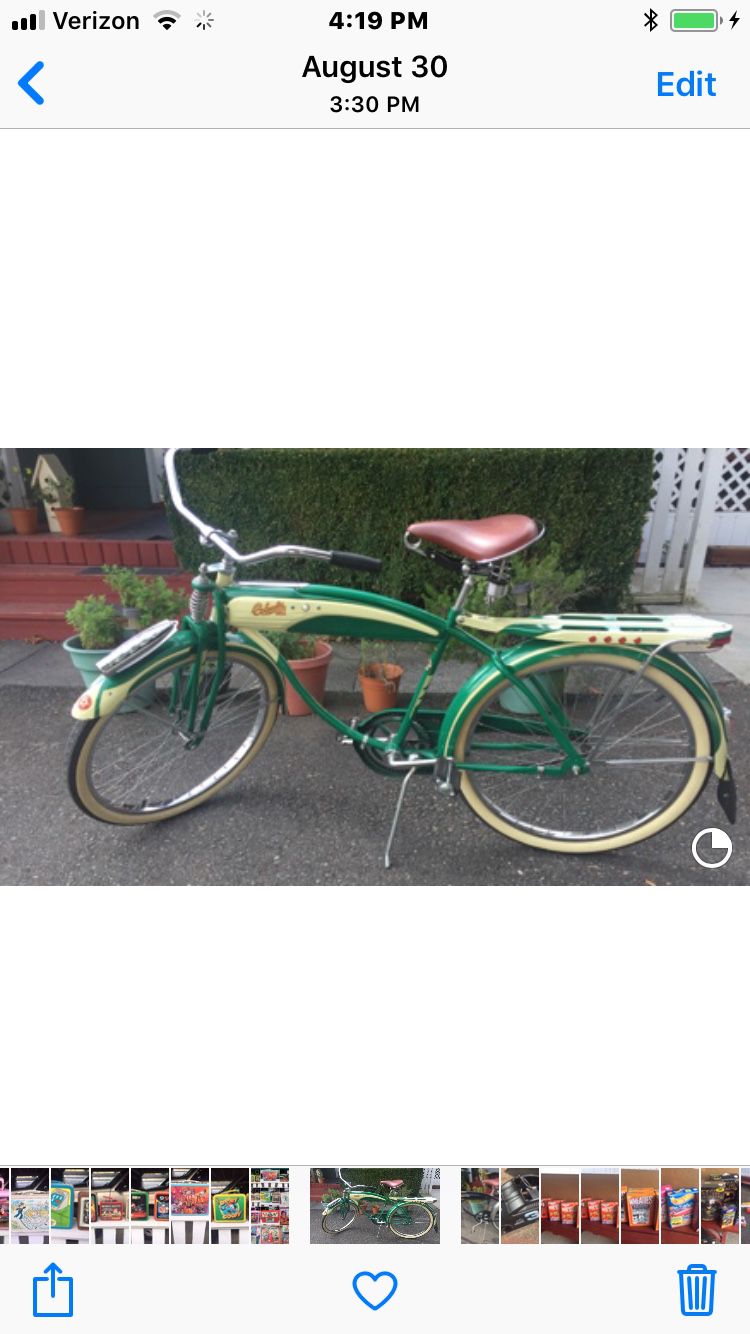 Rare 1952 Columbia Bicycle (reproduction)