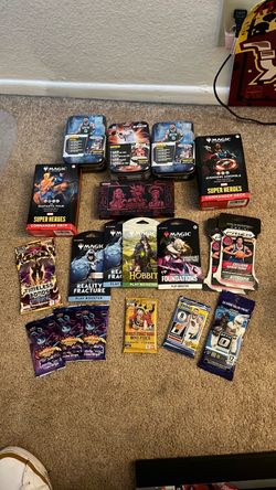 Mixed Trading Card Pack and Deck Lot