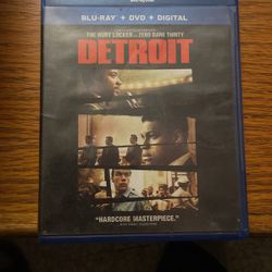 Detroit Blu Ray DVD 