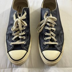 Men’s Converse Leather Blue 10.5