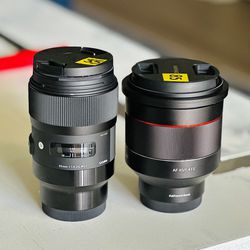 I exchanged these two lenses for Sony for a Telephoto lens