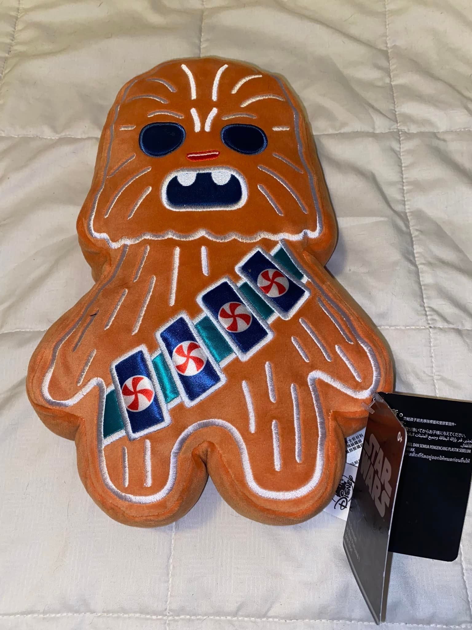 DISNEY/STAR WARS Chewbacca GINGERBREAD PLUSH *SCENTED* NWT