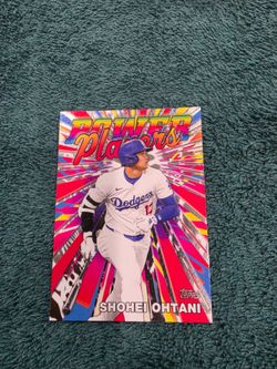Shohei Ohtani Topps Power Players Baseball Card