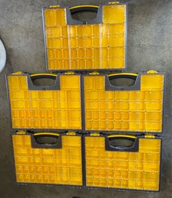 STANLEY 25-Compartment Shallow Organizer x5