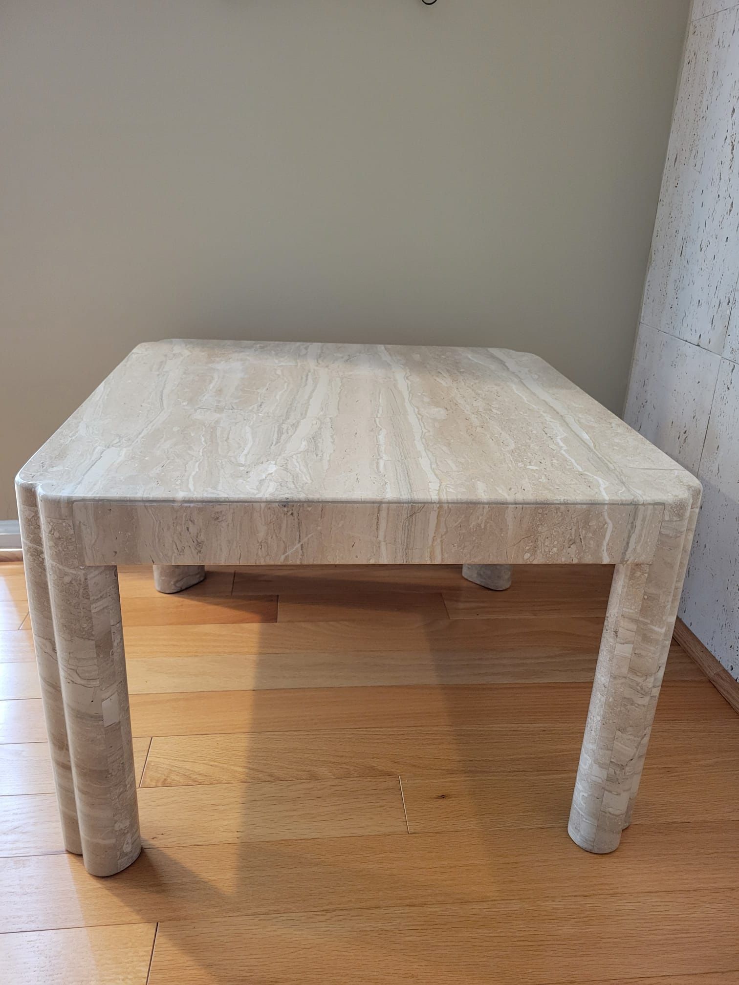 Solid Marble Coffee Or End Table