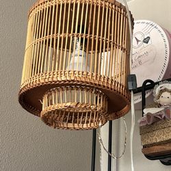 Lámpara De Rattan 