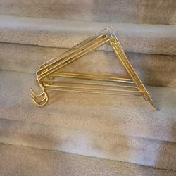 Brass  Shelf Suports. New