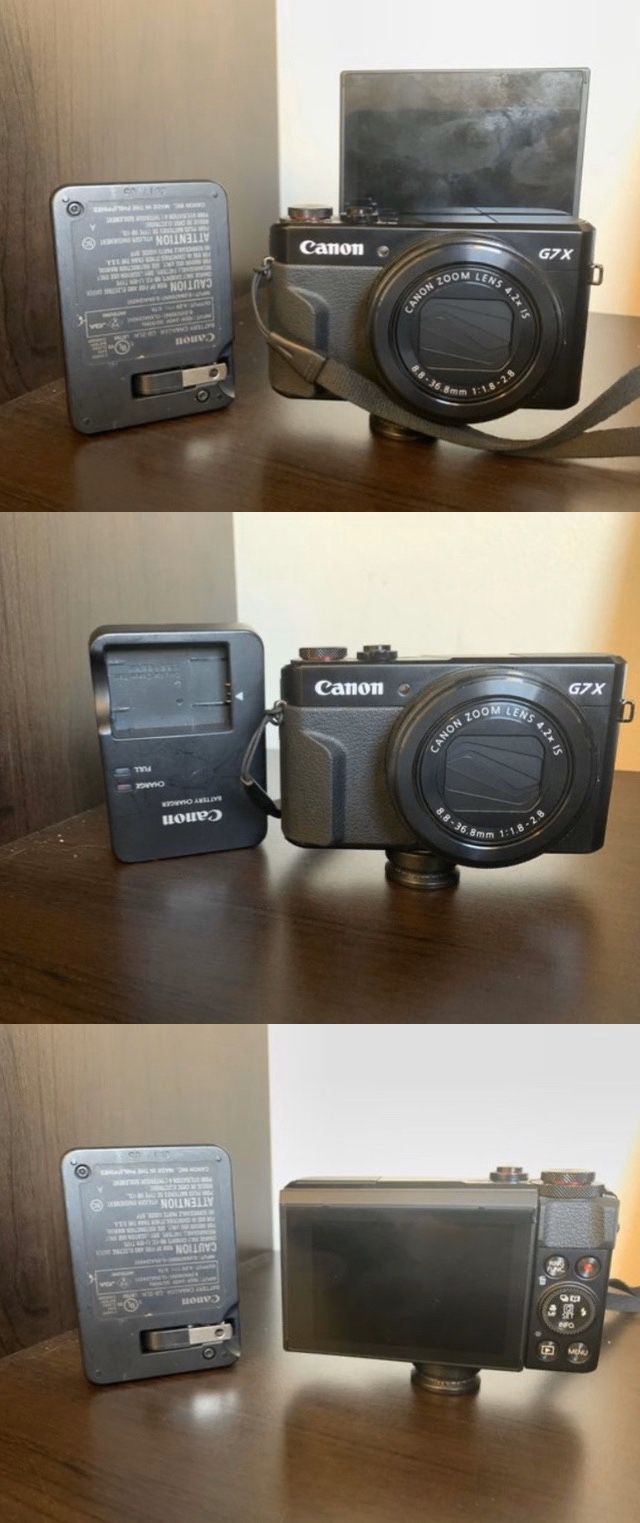 Cannon-PowerShot G7 X Mark II 20.1-Megapixel Digital camera- Black